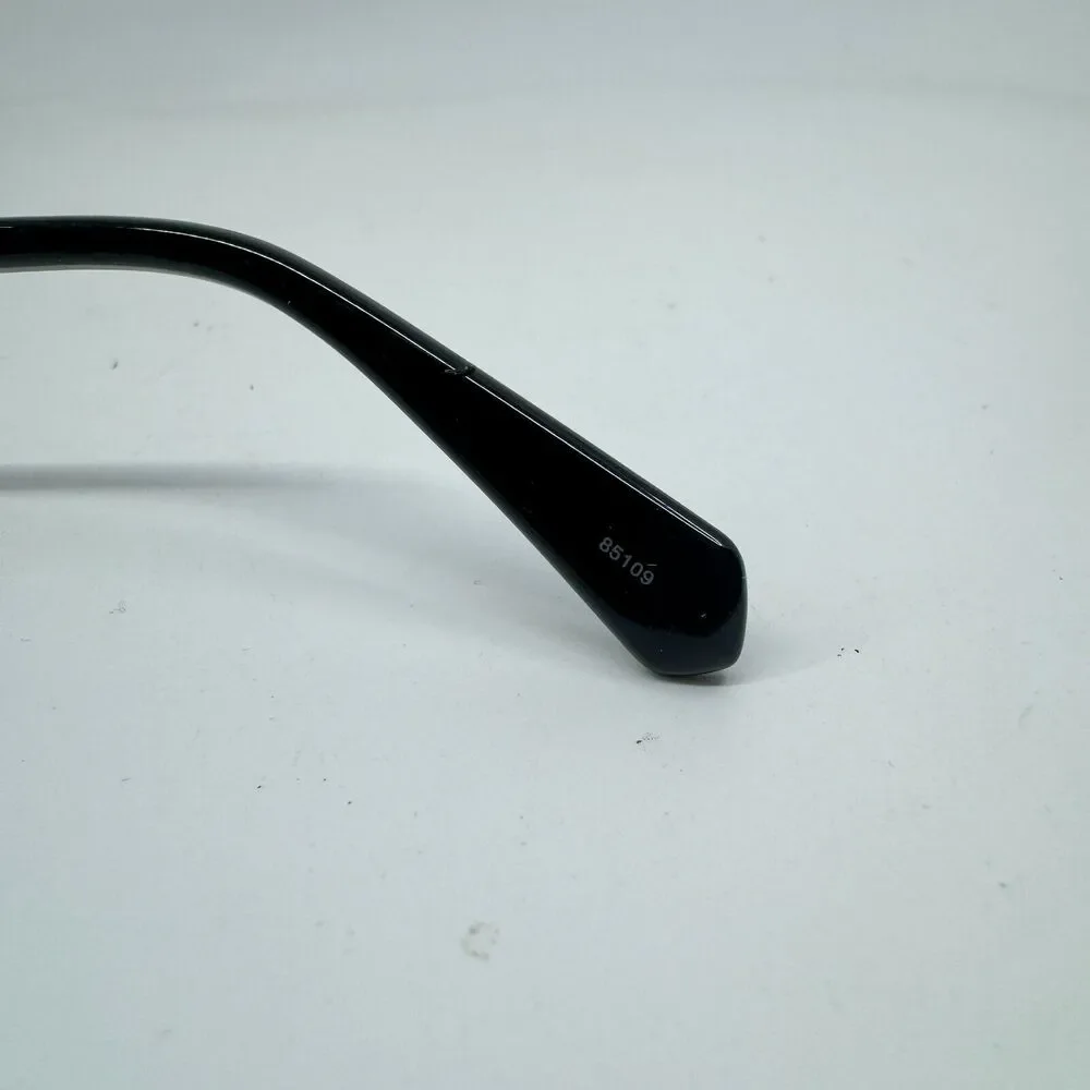 Liz Claiborne Vintage Black Sunglasses Oval‎ Full Rim Designer H11991